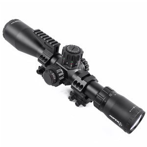Sniper VT 3-30x56 FFP First Focal Plane (FFP) Scope with Red/Green/Blue Illuminated MIL Reticle