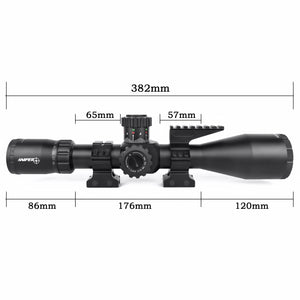 Sniper VT 3-30x56 FFP First Focal Plane (FFP) Scope with Red/Green/Blue Illuminated MIL Reticle