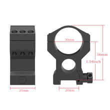 Load image into Gallery viewer, 30mm Scope Mount Picatinny Scope Rings