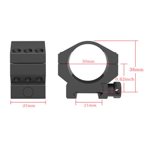 30mm Scope Mount Picatinny Scope Rings