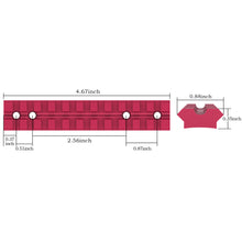 Load image into Gallery viewer, Ruger 1022 10/22 Scope Base (Red)