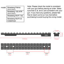 Load image into Gallery viewer, Mossberg Patriot/ATR 100 Short Action Scope Base (ms-pt-sa)