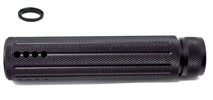 AR15 .223 CAL SLIP OVER BARREL SHROUD WITH MULTI PORT MUZZLE BRAKE