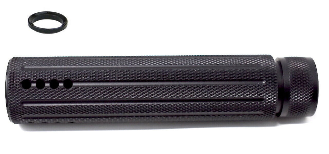 AR15 .223 CAL SLIP OVER BARREL SHROUD WITH MULTI PORT MUZZLE BRAKE