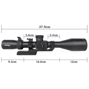 Sniper ZT 5-27x50 FFP Scope Side Parallax Adjustment Glass Etched Reticle Red Green Illuminated with Scope Mount