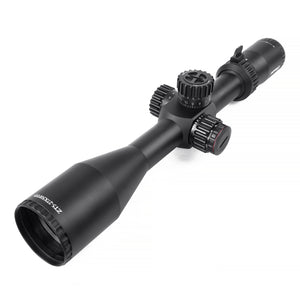 Sniper ZT 5-27x50 FFP Scope Side Parallax Adjustment Glass Etched Reticle Red Green Illuminated with Scope Mount