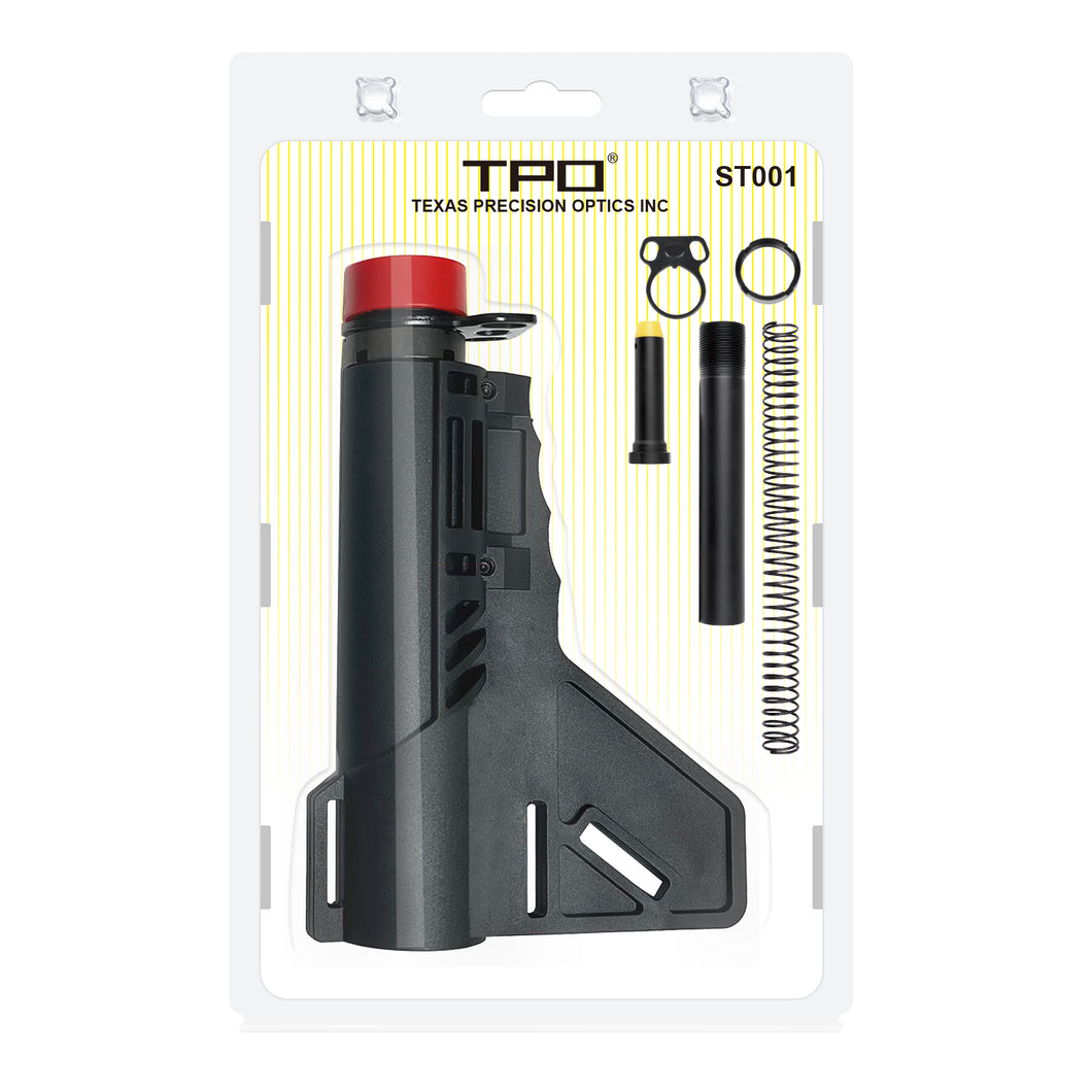 ST001 AR-15 Pistol Brace Set With Pistol Buffer Kit