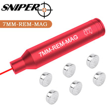 Load image into Gallery viewer, TPO 7mm Boresighter Red Dot Bore Sighters with 6 Batteries