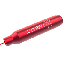 Load image into Gallery viewer, TPO 223 REM 5.56mm Bore Sight Red Laser Boresighter with 6 Batteries