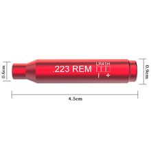 Load image into Gallery viewer, TPO 223 REM 5.56mm Bore Sight Red Laser Boresighter with 6 Batteries