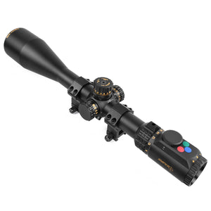 Tactical SNIPER WKP 8-32X56 SAL Rifle Scope Side Parallax Adjustment Glass Etched Reticle RG Illuminated with Bubble Level