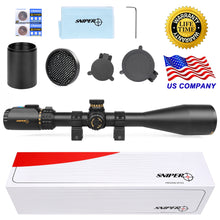 Load image into Gallery viewer, Tactical SNIPER WKP 8-32X56 SAL Rifle Scope Side Parallax Adjustment Glass Etched Reticle RG Illuminated with Bubble Level