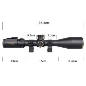 SNIPER WKP 4-16X50 SAL Hunting Side Parallax Adjustment Glass Etched Reticle Red Green Illuminated with Bubble Level Rifle Scope
