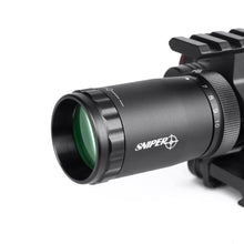 Load image into Gallery viewer, ST 2.5-10x40 Tactical Rifle Scope Combo R/G Mil-dot illuminated Green Laser with Red Dot Sight