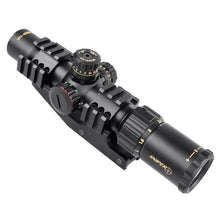 Load image into Gallery viewer, Sniper NT 1-4X28 Tactical Rifle Scope Red/Green Illuminated Reticle