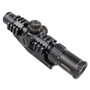 Sniper NT 1-4X28 Tactical Rifle Scope Red/Green Illuminated Reticle