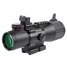 Load image into Gallery viewer, LS 5X50 CB Prism Scope, Red/Green/Blue Illuminated Prism Sight, Compact Prism Scope