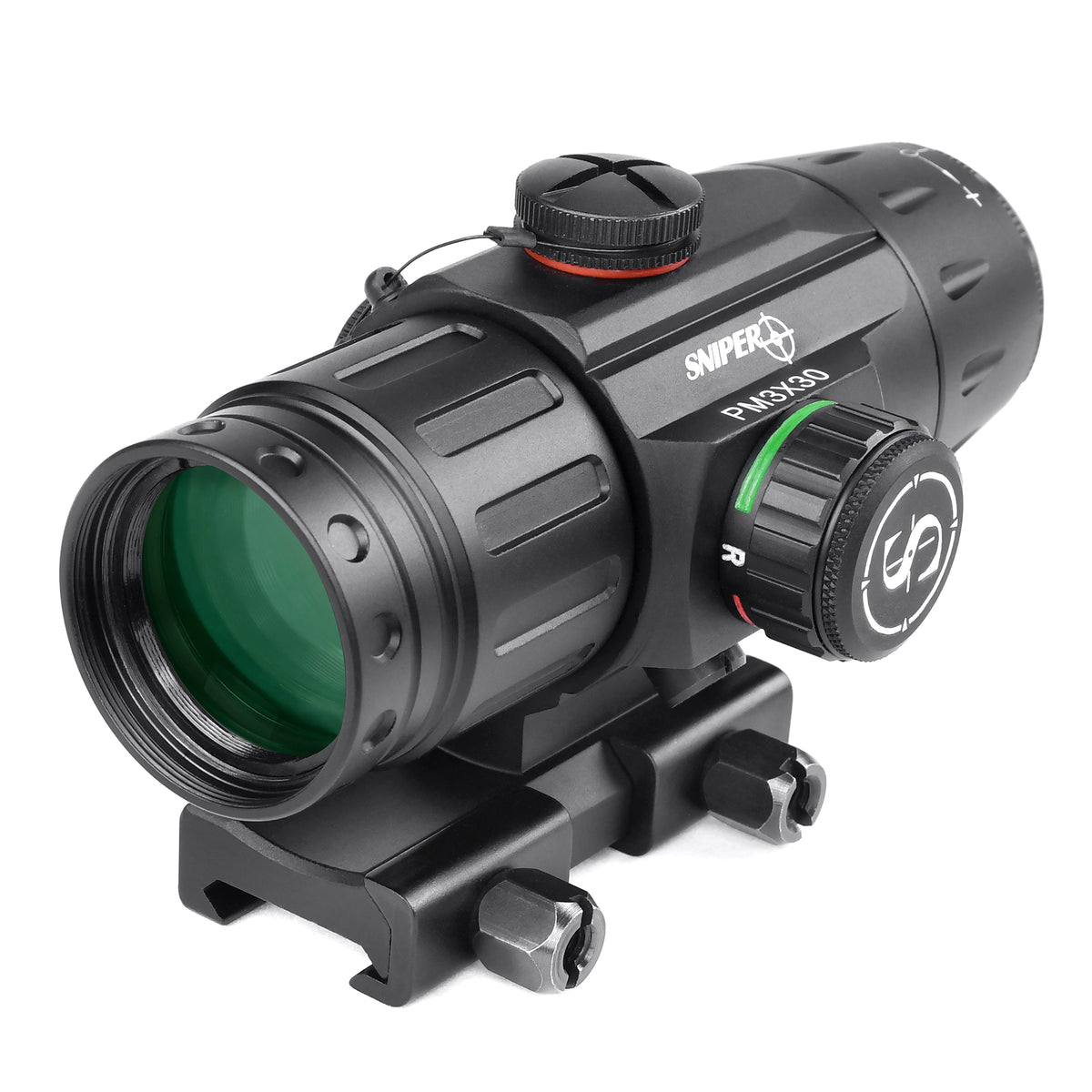 Prism Scope GIII LS3X30CB with Illuminated Red/Green Reticle, 3X Prism ...