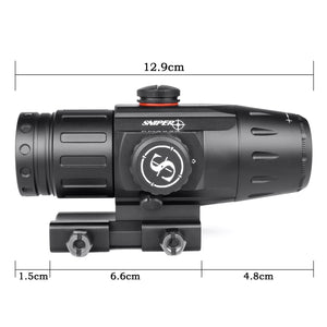 Prism Scope GIII LS3X30CB with Illuminated Red/Green Reticle, 3X Prism Scope
