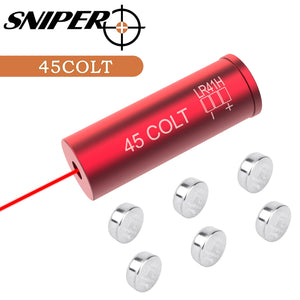 TPO .45 COLT Red Laser Boresighter Red Dot Bore sight w/Batteries
