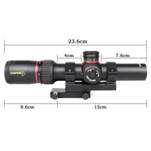 Load image into Gallery viewer, Sniper VT1-5X24FFPL First Focal Plane (FFP) Scope with Red/Green Illuminated Reticle