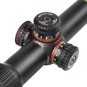 Sniper VT1-5X24FFPL First Focal Plane (FFP) Scope with Red/Green Illuminated Reticle