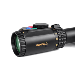 SNIPER WKP 6-24X50 SAL Hunting Side Parallax Adjustment Glass Etched Reticle Red Green Illuminated with Bubble Level Rifle Scope