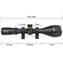 Load image into Gallery viewer, Sniper NT-HD 3-15x56 AOGL Scope 30mm Tube with Red, Green Illuminated Reticle