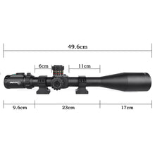 Load image into Gallery viewer, KT 10-50X60 SAL Long Range Rifle Scope 35mm Tube Side Parallax Adjustment Glass Etched Reticle Red Green Illuminated with Scope Rings