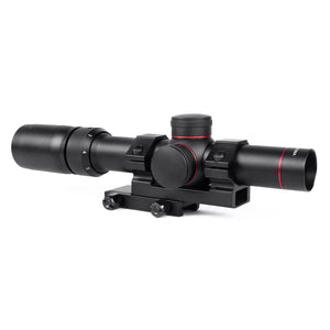 MT 1.5-5x20 WA Compact Riflescope for Hunting, Crossbow Scope, 1" Tube, Multi-Coated Lenses, Scope Mount Included