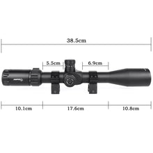 Load image into Gallery viewer, HK 6.5-20x42 SAL Rifle Scope, Glass Etched Red/Green Illuminated Reticle with Heavy Duty Scope Rings, Sunshade and Lens Cover