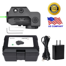 Load image into Gallery viewer, Sniper GL01G Green Dot Sight with USB Rechargeable Battery Pistols &amp; Handguns Rail Mount