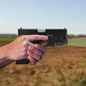 GL02 Combo Flashlight and Green Laser Magnetic Charging Internal Green Laser Sight & Flashlight Laser Combo with Rechargeable Battery