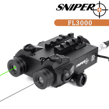 Load image into Gallery viewer, Sniper FL3000 TACTICAL Green / IR Dot SIGHT Combo Fit Night Vision