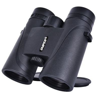 10X42 Black HD Binoculars for Adults, BAK4 Prism FMC Lens, Military Army Zoom Optics, Waterproof, Fogproof