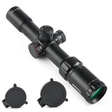 Load image into Gallery viewer, ND 1.5-4x30 Riflescope Reticle Illumination in Red, Green and Blue