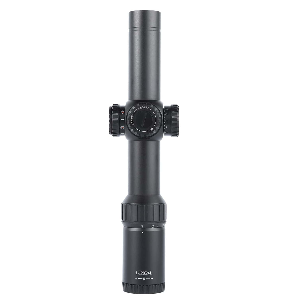 Sniper KT 1-12X24 SAL Rifle Scope 35mm Tube Glass Etched Reticle Red I ...