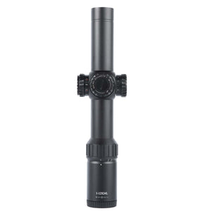 Sniper KT 1-12X24 SAL Rifle Scope 35mm Tube Glass Etched Reticle Red Illuminated with Scope Rings