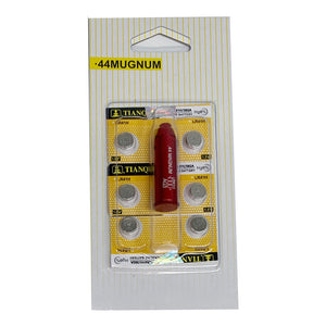 thumbnail interactive-video image 1 of TPO .44 Magnum Premium Laser Boresight – Red Anodized Finish With Battery Included 1 of 6