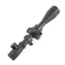 Load image into Gallery viewer, Sniper HD 6-24x50 SAL Hunting Rifle Scope 30mm Tube Side Parallax Adjustment with Red Green Illuminated Reticle
