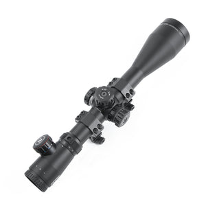 Sniper HD 6-24x50 SAL Hunting Rifle Scope 30mm Tube Side Parallax Adjustment with Red Green Illuminated Reticle