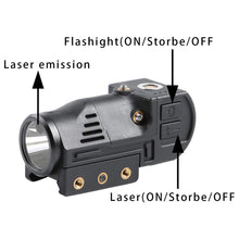 Load image into Gallery viewer, GL02 Combo Flashlight and Green Laser Magnetic Charging Internal Green Laser Sight &amp; Flashlight Laser Combo with Rechargeable Battery
