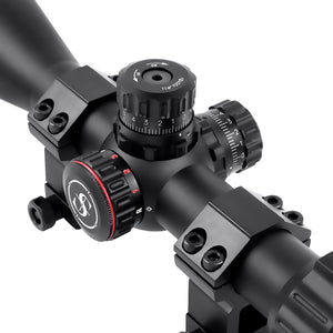 Sniper MT6-24X50AOL Scope with Red, Green Illuminated Reticle