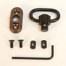 Load image into Gallery viewer, M-LOK QD Sling Swivel with Brown Rail Adaptor for M-LOK Handguard (Brown)