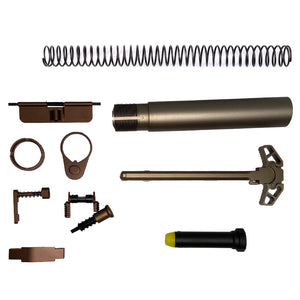 AR-15 Lower/Upper mil spec buffer tube kits Brown