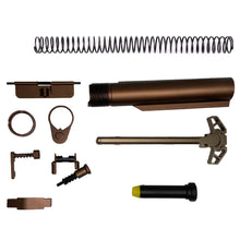 Load image into Gallery viewer, AR-15 Lower/Upper mil spec buffer tube kits Brown