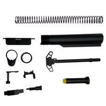 Load image into Gallery viewer, AR-15 Lower/Upper mil spec buffer tube kits Black