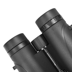 8X42 Black HD Binoculars for Adults, BAK4 Prism FMC Lens, Military Army Zoom Optics, Waterproof, Fogproof