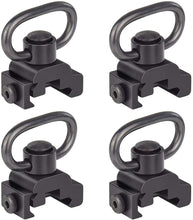 Load image into Gallery viewer, Push Button QD quick release sling swivel mount Set for Picatinny Rail