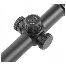 Load image into Gallery viewer, Sniper HD 6-24x50 SAL Hunting Rifle Scope 30mm Tube Side Parallax Adjustment with Red Green Illuminated Reticle